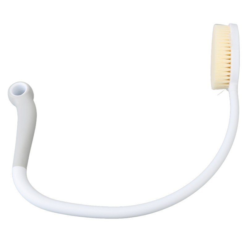 Curved Back Scrubber U Shaped Bendable Back Bath Brush with