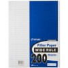 Top Flight Filler Paper, 8.5 x 11 Inches, Wide Rule,