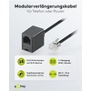 Goobay 68258 15 Meters Black RJ11/RJ14 Plug (6P4C) to RJ11