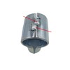2 Pcs T Clamps Pipe Connector Metal Fittings,Structural Pipe Connector