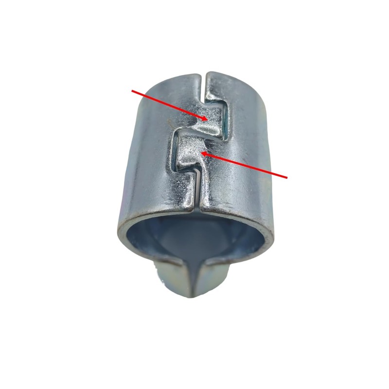 2 Pcs T Clamps Pipe Connector Metal Fittings,Structural Pipe Connector