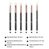 MSQ 6pcs Eyeshadow Brushes Eye Makeup Brushes Set Synthetic Hairs