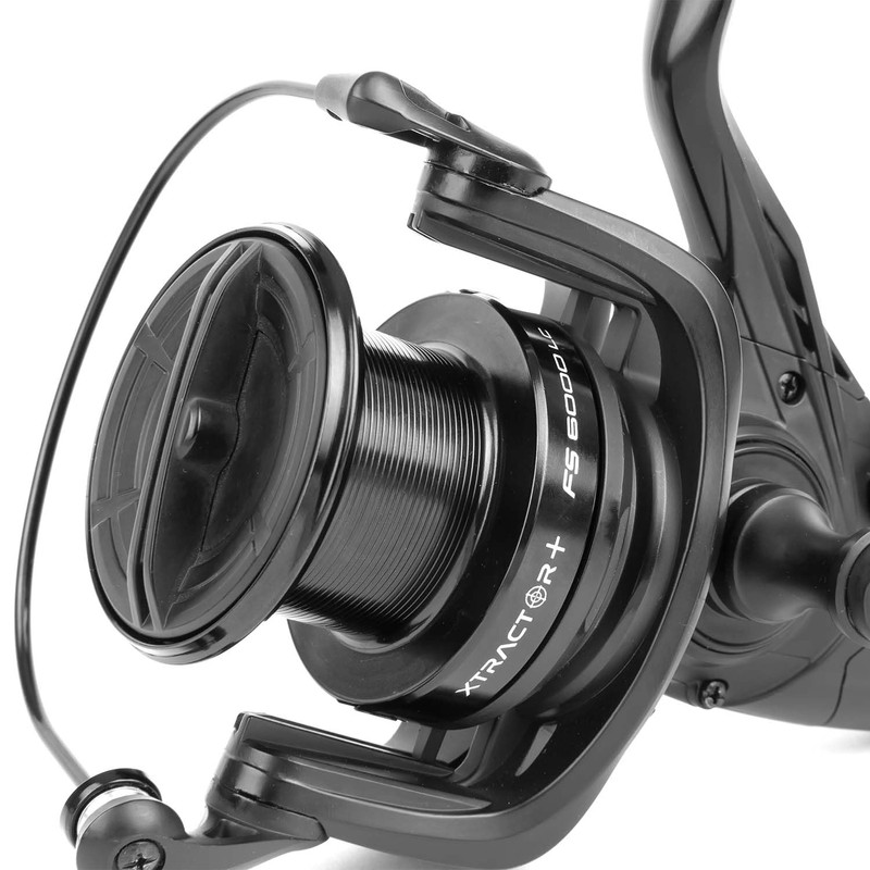 Sonik Xtractor+ FS 6000 LC Matt Black Carp Fishing Reel