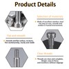 5 PCS 8*M6*6 Hex Socket Shoulder Bolt, Metric Machine Hex