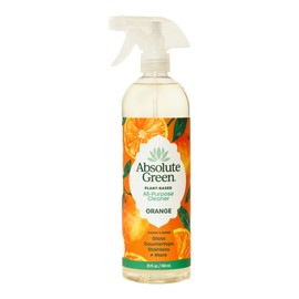 Absolute Green Orange All-Purpose Cleaner, Natural, Non-Toxic, Home + Kitchen Spray, Use on Counters, Stainless, Fixtures and more. Safe Around Kids & Pets (25 oz)
