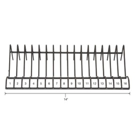 OEMTOOLS 22215 Pliers Holder – 16-Piece Tool Box & Drawer Organizer with 3/4 Inch Slots | Pliers Set Storage & Tool Holder for Garage or Workshop