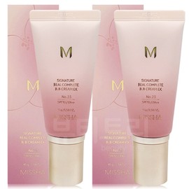 Missha M Signature Real Complete BB Cream No. 23 45g X 2 / 미샤M 시그니처 리얼 컴플릿 비비크림 23호 45g X 2개