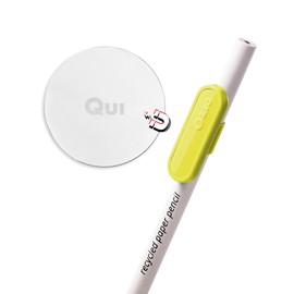 Ozio Magnetic Pen Holder, Refrigerator Pen Holder, Pencil Holder Clip with Magnet, Desk Gadgets, Office Accessories, Lime