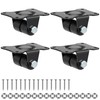 Finnhomy 1 Inch Caster Wheels Set of 4 Heavy Duty
