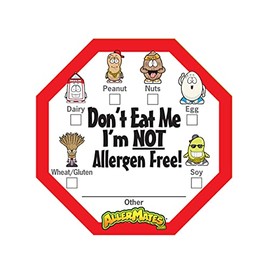 Allermates Allergen Free Label Checkbox 24 ct