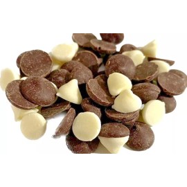 Callebaut Bulk Fine Belgian Bakers Dark  White Chocolate Callets Mix - 2LB