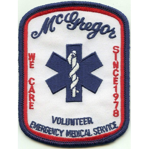 Embroidered Patch - Patches for Women Man - McGregor Volunteer