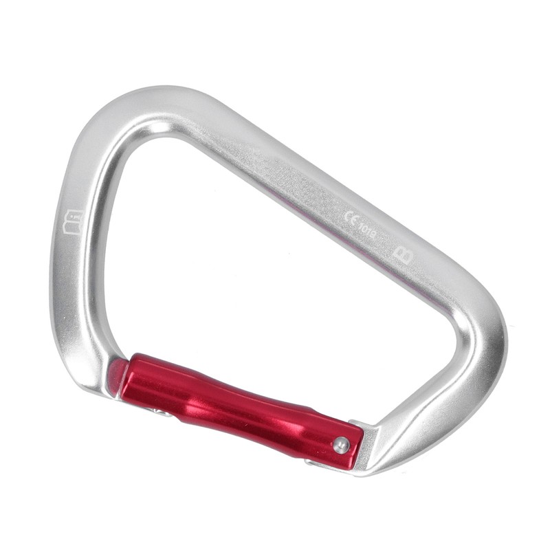25KN Climbing Carabiner DShape Buckle Safety Equipment for Mountaineering HighAltitude