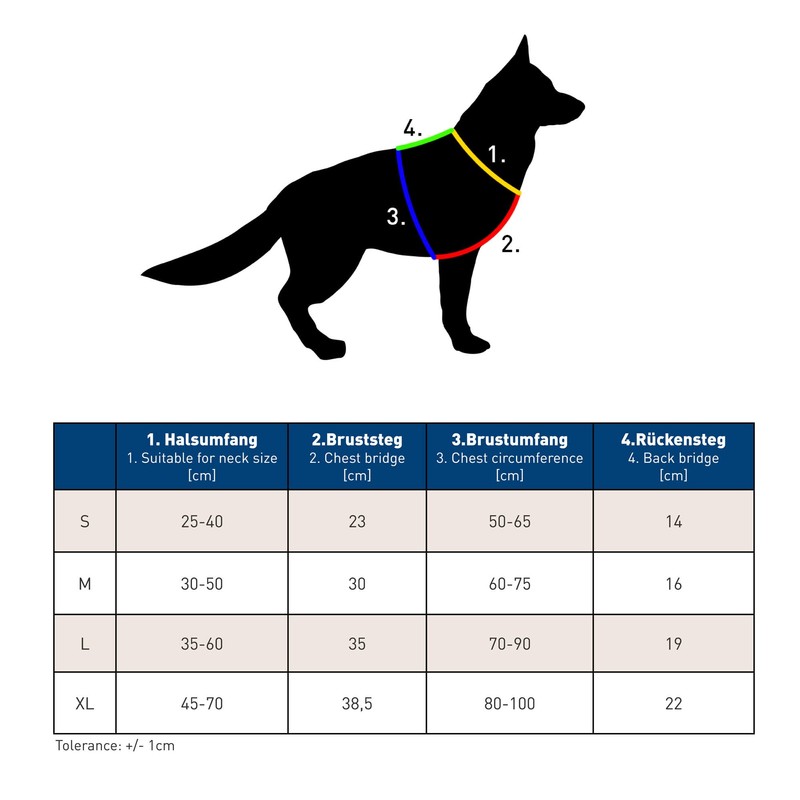 Sprenger Y-Harness Reflective, Padded with Soft Durable Neoprene, Gentle on