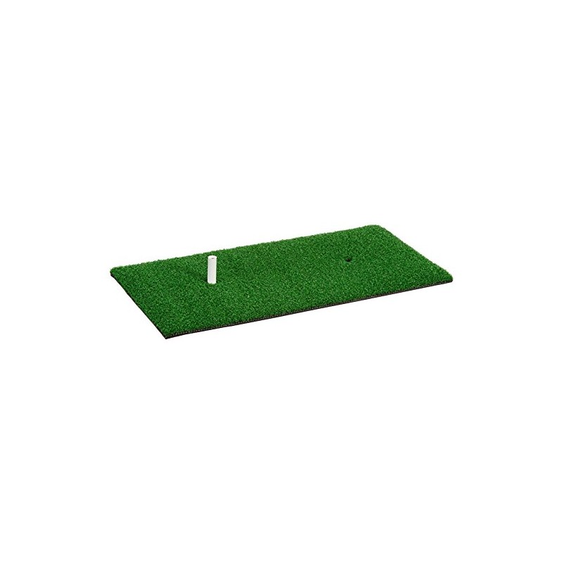 Longridge Deluxe Golf Practice Mat - Green, 1x2 Inch