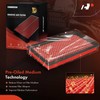 A-Premium 2PCS Filtros de Aire de Motor Preengrasados de Alto