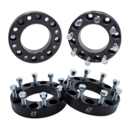 8x180 Wheel Spacers 1.5 inch Thick with M14x1.5 Studs,125mm Hub Bore, Wheel Adapters, Pack of 4