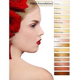 Glam Air Airbrush Makeup Foundation Water Based Matte M6 Golden Beige (Ideal for Normal to Oily Skin) 0.25oz