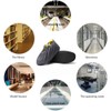 3 Pairs Non-Slip Shoe Covers, Grey Mesh Overshoes Waterproof, One