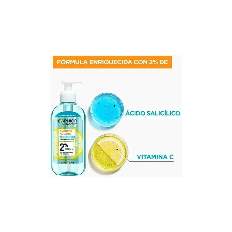 Rutina Facial Express Aclara Anti-imperfecciones De Garnier