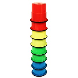 bintiva Bucket Stilts for Kids - Mini Balance Walkers for Children - Platform Steppers