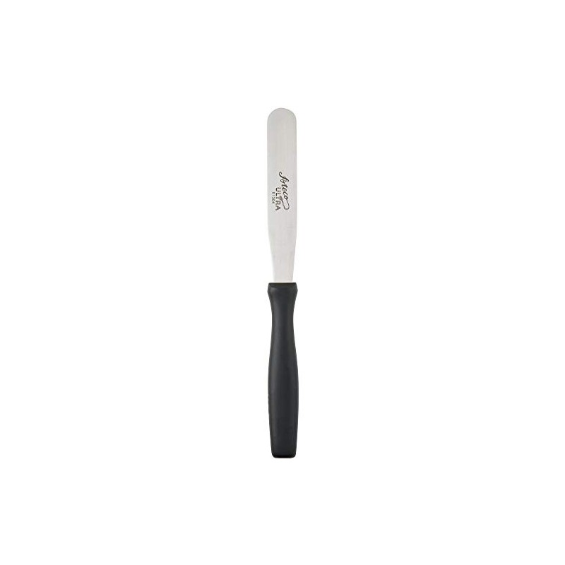 Ateco 4" Spatula with Black Plastic Handle