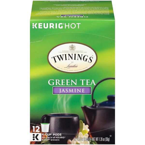 Twinings of London Jasmine Green Tea K-Cups for Keurig, 72 Count