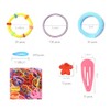 Begadol | Set para peinado de cabello niñas, Ligas, broches,