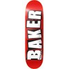 Baker Skateboards Brand Logo Red/White Deck 7.5"