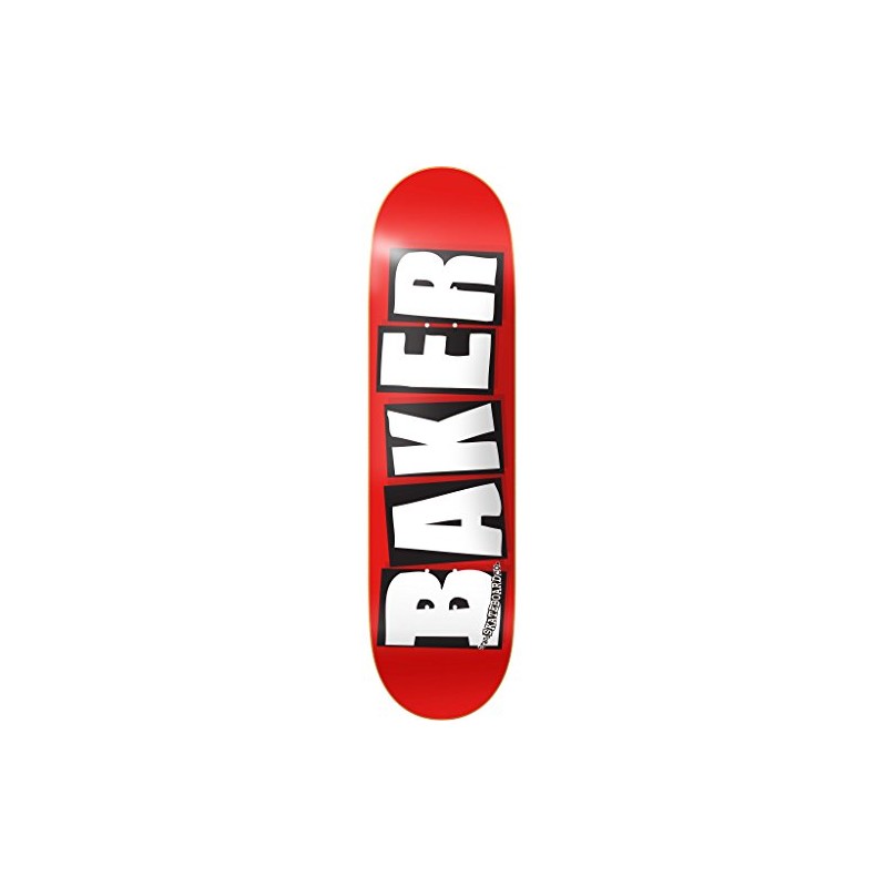 Baker Skateboards Brand Logo Red/White Deck 7.5"
