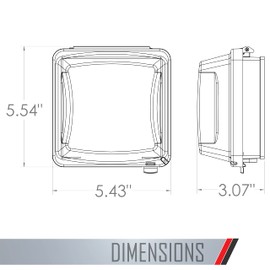 TayMac MM2410G Gray Polycarbonate 2-Gang Weatherproof In-Use Electrical Outlet Cover for Home Improvement, 2.75-in. Deep Outdoor Outlet Cover for Electrical Box, UFAST 55-in-1, Rated NEMA 3R