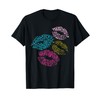 Vintage Leopard Print Lips 1980 Theme Party Eighties T-Shirt