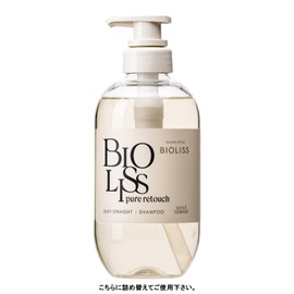 Biolis Pure Retouch Unesara Shampoo, Refill, 11.6 fl oz (340 ml) (Set of 2), Bonus Included, Straight Type, Straight and Smooth