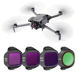 STARTRC ND/CPL Filter Set for DJI Mini 5 Pro Accessories, 4 Pack Filters ND8/32/128/CPL Mini 5 Pro Drone Lens Filters, Multi Coated HD Optical Glass