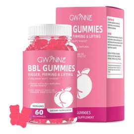 Bbl Gummies Suplemento en forma Gummies dietéticas para glúteos butt hip booster 60 Gwynne