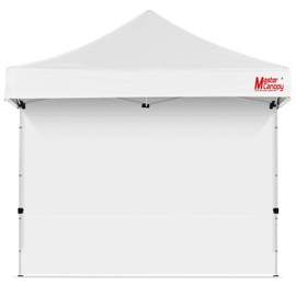 MASTERCANOPY 8x8ft Canopy SunWall Instant Canopy SideWall for Pop Up Canopy Tent Gazebos, UV Protection Sidewall Only, Spliceable (1 Pack, White)