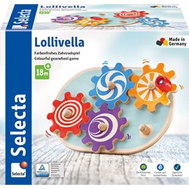 Selecta 62084 Lollivella Wooden Gear Toy 17.5 cm Multi-Coloured