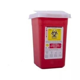 2pz Contenedor  Para Objetos Punzo Cortantes 1l