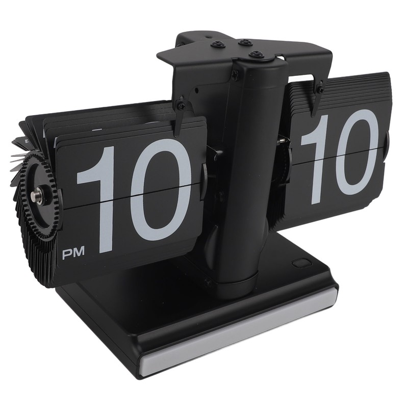 Retro Digital Flip Down Clock Battery Powered Flip Desk Clock