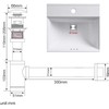 Segistan Bathroom Basin Sink Stopper P-Trap Complete Set, Adjustable Height
