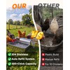 3 Gallon Automatic Chicken Waterer, Real 304 Stainless Steel Metal