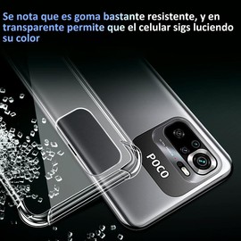 USTIYA Case for Xiaomi Poco M5s / Redmi Note 10s 4G / Redmi Note 10 4G Case Clear TPU Four Corners Protective Cover Transparent Soft funda