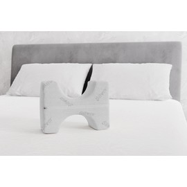 Italian Bed Linen Posture Cushion with Treatment Silver