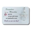 Schutzengel Schlüsselanhänger Besondere Menschen Geschenk Gastgeschenk Oma Mama Freundin Karte