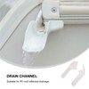 Gatuida 2pcs Rv Gutter Spout Extensions Rainwater Drainage for Efficient