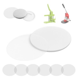 MK.Bear 200 PCS 85mm Clear Film, Plastic Film for Button Maker Machine 75mm/3 inch