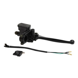 mokuo Right Side Motorcycle Brake Master Cylinder Assembly with Brake Lever,8mm Mirror Hole 7/8" Handlebar Fit for GY6 50cc 125cc 150cc Scooter Moped ATV Dirt Pit Bike Parts