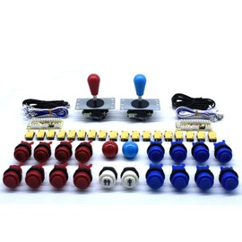 Arcity 2-Player Arcade Buttons and Joystick Kits DIY