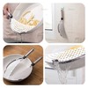 AUEAR, Grease Handheld Stainless Steel Pasta Strainer Insert Drainer for