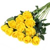 Hawesome 12PCS Artificial Silk Flowers Realistic Roses Bouquet Long Stem